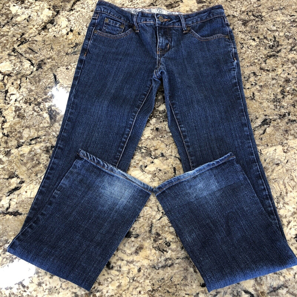 Size 5 X 31 725 Originals Womens Jeans Low Rise Bootcut Blue CN